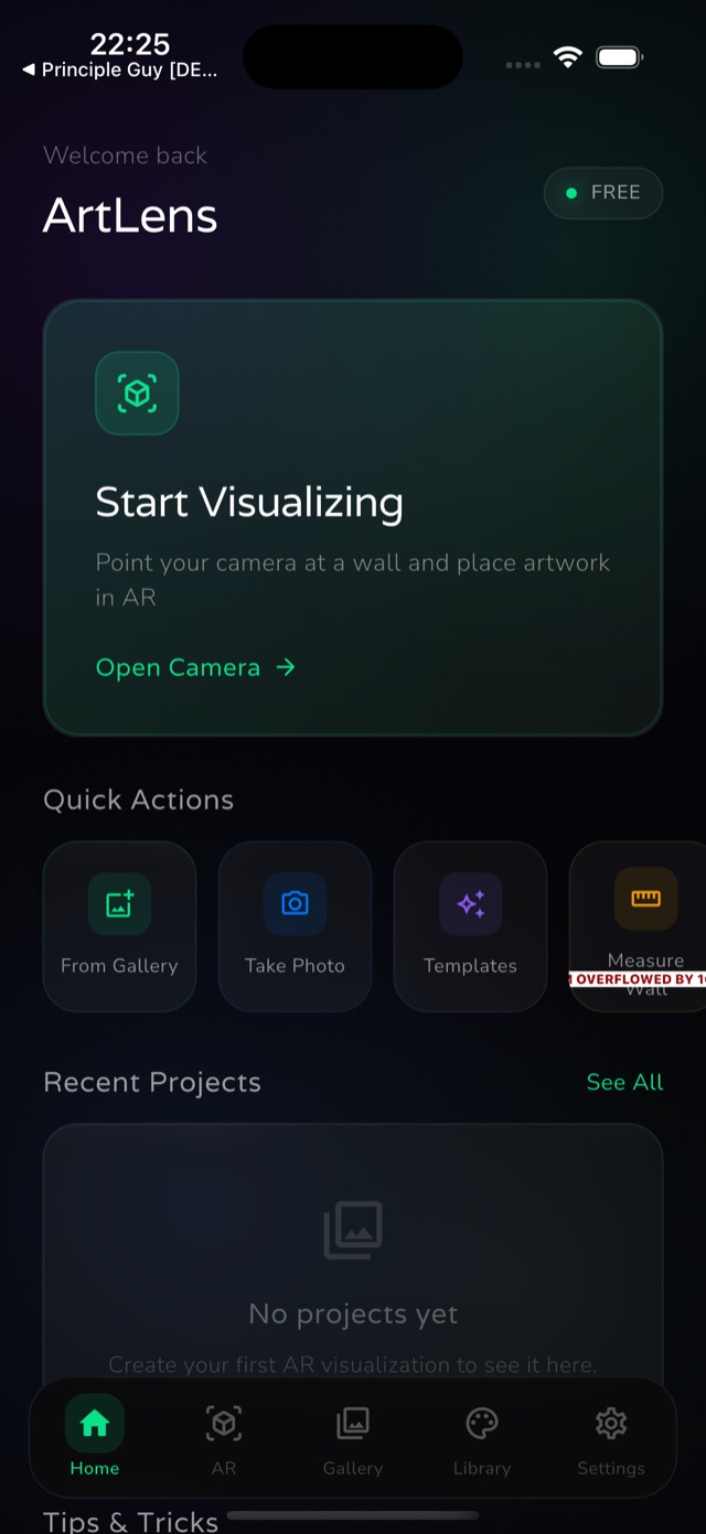 Home: start a new visualization