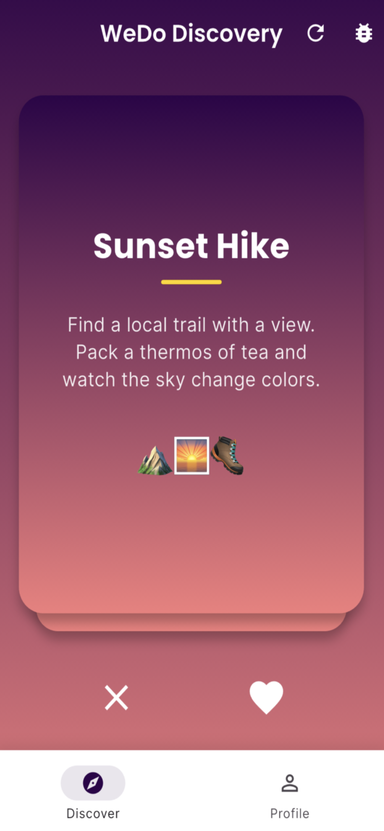 Swipe date ideas, together